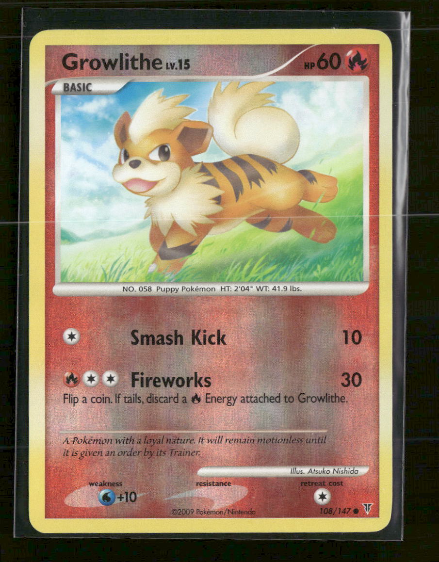 Supreme Victors Growlithe #108