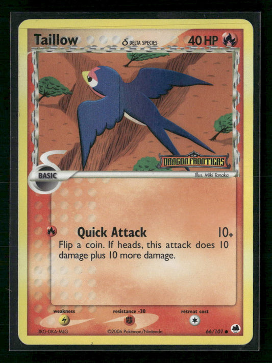 Dragon Frontiers stamped Taillow (Delta Species) #66/101