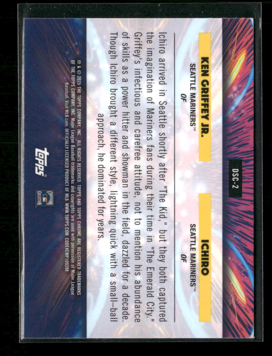 2025 Topps Chrome Cosmic Dual Star Clusters Ichiro / Ken Griffey Jr. #DSC-2