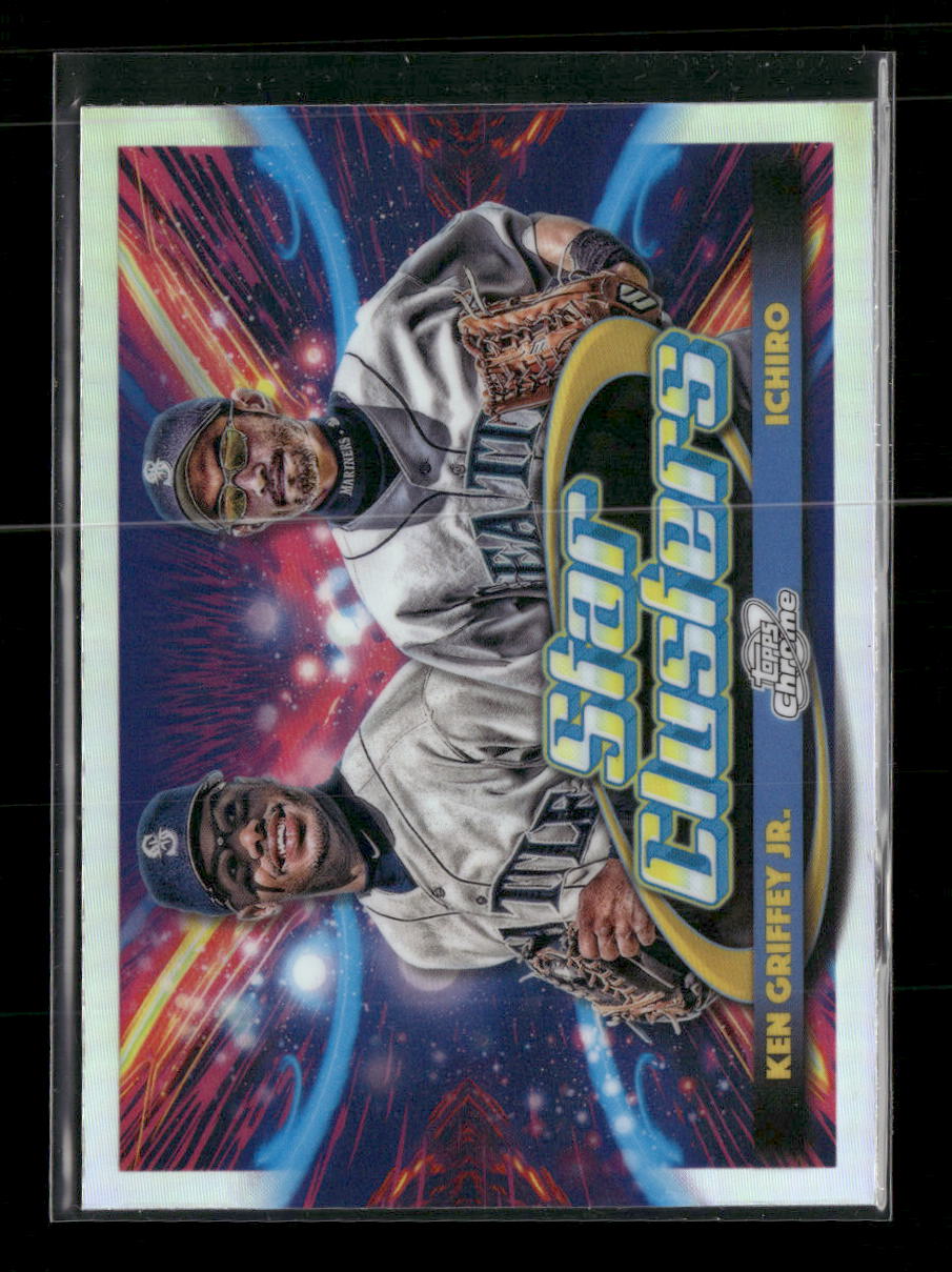 2025 Topps Chrome Cosmic Dual Star Clusters Ichiro / Ken Griffey Jr. #DSC-2