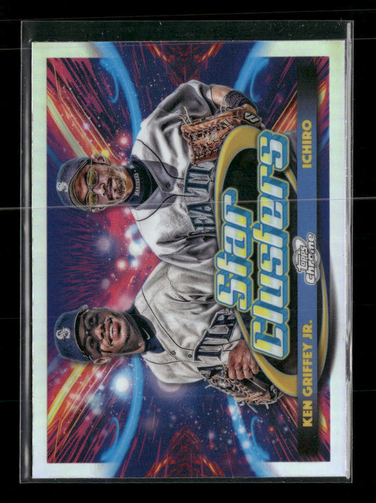 2025 Topps Chrome Cosmic Dual Star Clusters Ichiro / Ken Griffey Jr. #DSC-2