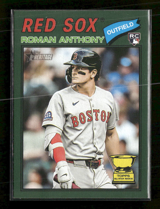 2026 Topps Heritage Dark Green Roman Anthony Rookie #86