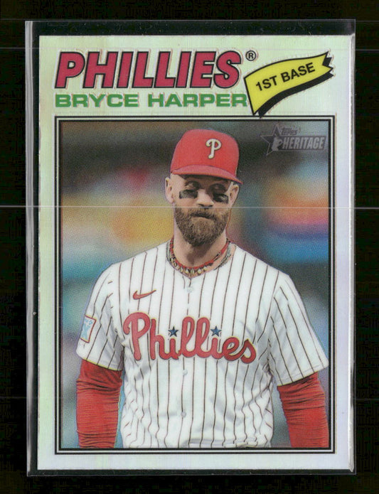 2026 Topps Heritage Chrome Bryce Harper #72