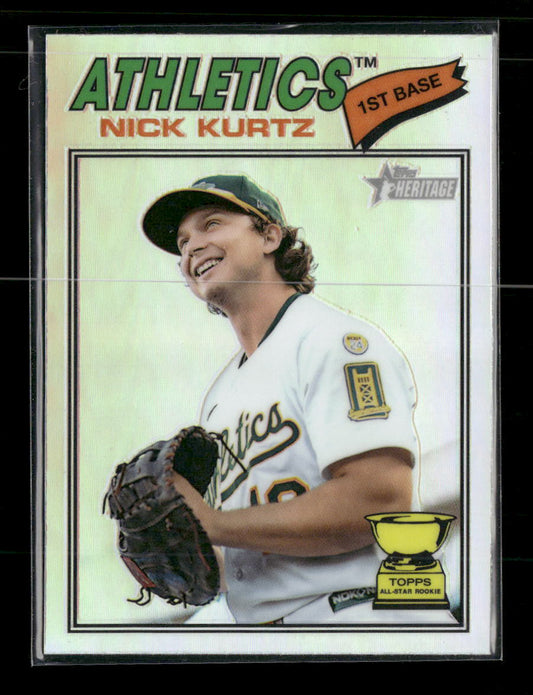 2026 Topps Heritage Chrome Nick Kurtz #275