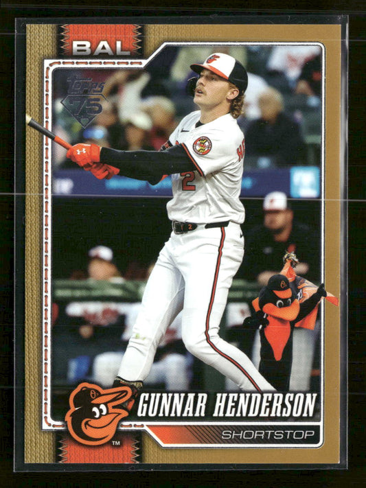 2026 Topps Hidden Mascots Gold Gunnar Henderson #/50 #46