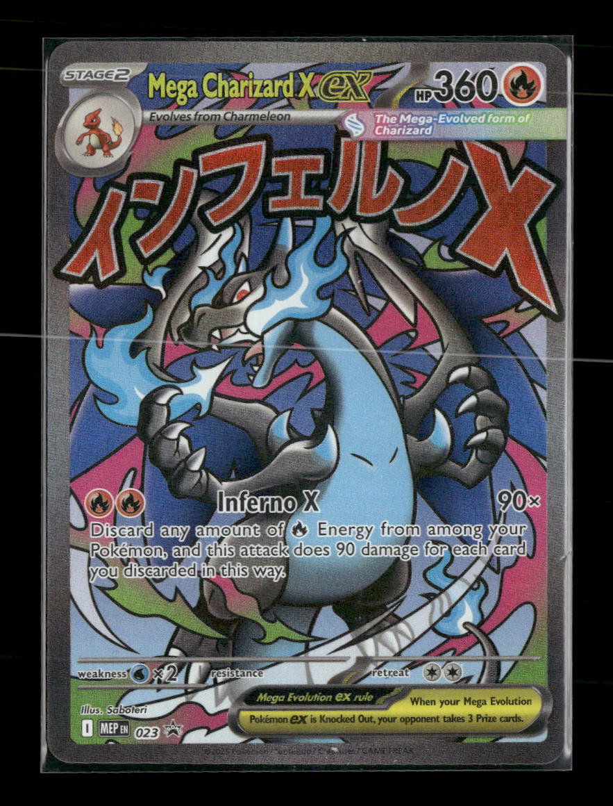 ME: Mega Evolution Promo Mega Charizard X ex #023