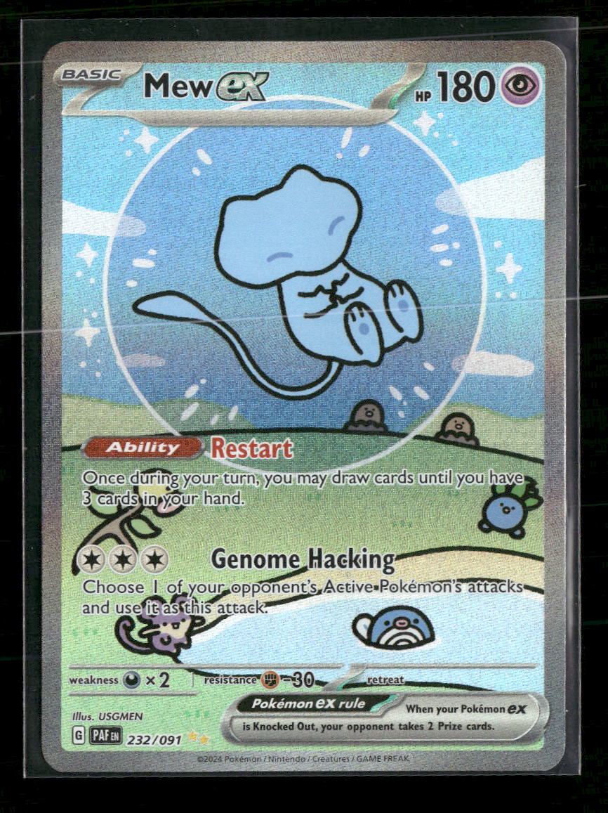 SV: Paldean Fates Mew ex #232/091