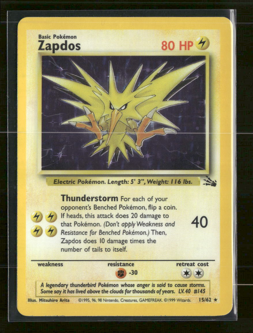 Miscellaneous Cards & Products Zapdos #015/062