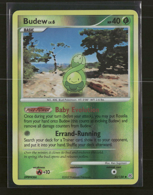 Diamond and Pearl Budew Reverse Holo #43/130