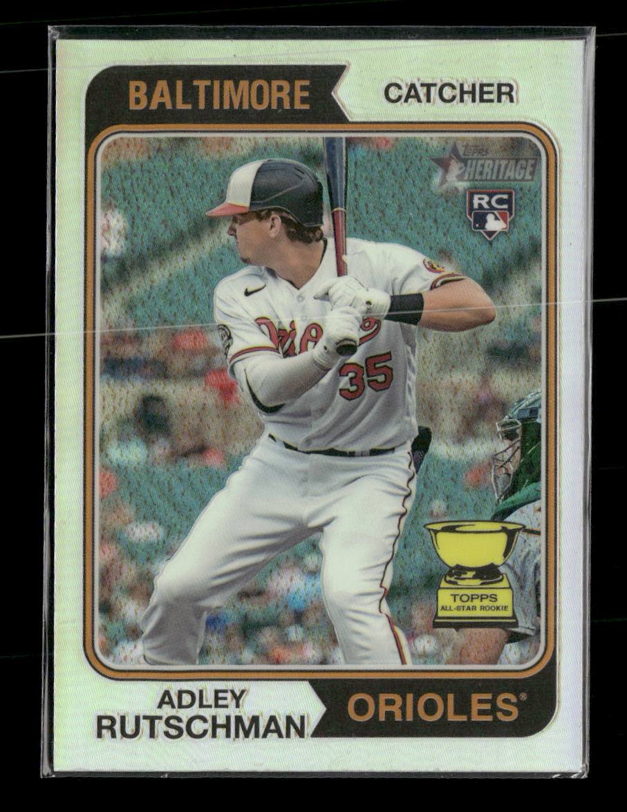 2023 Topps Heritage Chrome Refractor Adley Rutschman Rookie #/574 #7