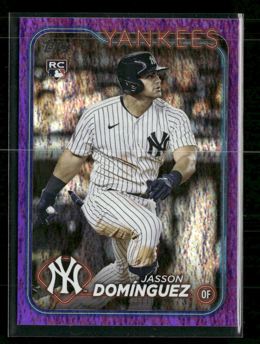 2024 Topps Purple Holofoil Jasson Domínguez #/799 #60