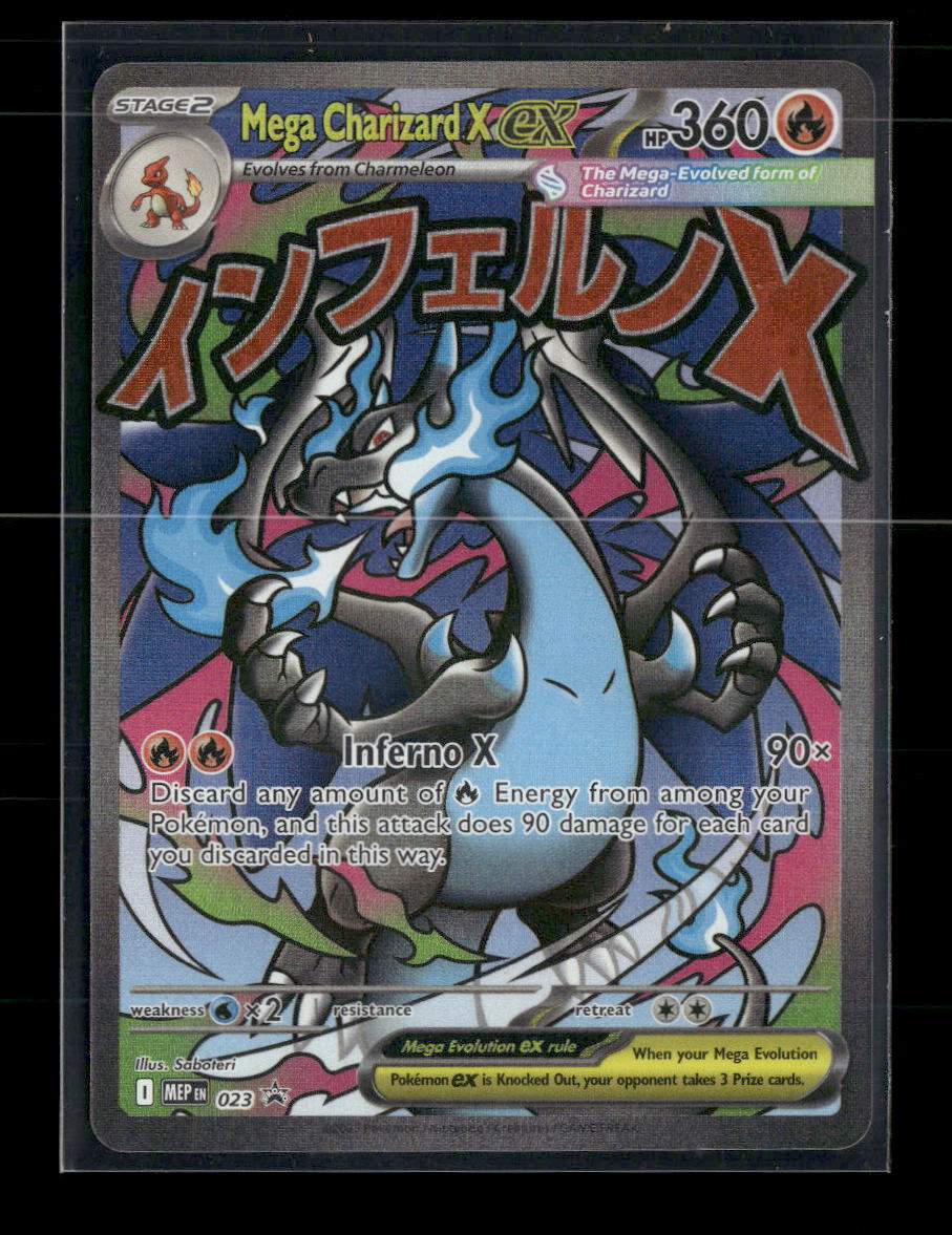 ME: Mega Evolution Promo Mega Charizard X ex #023
