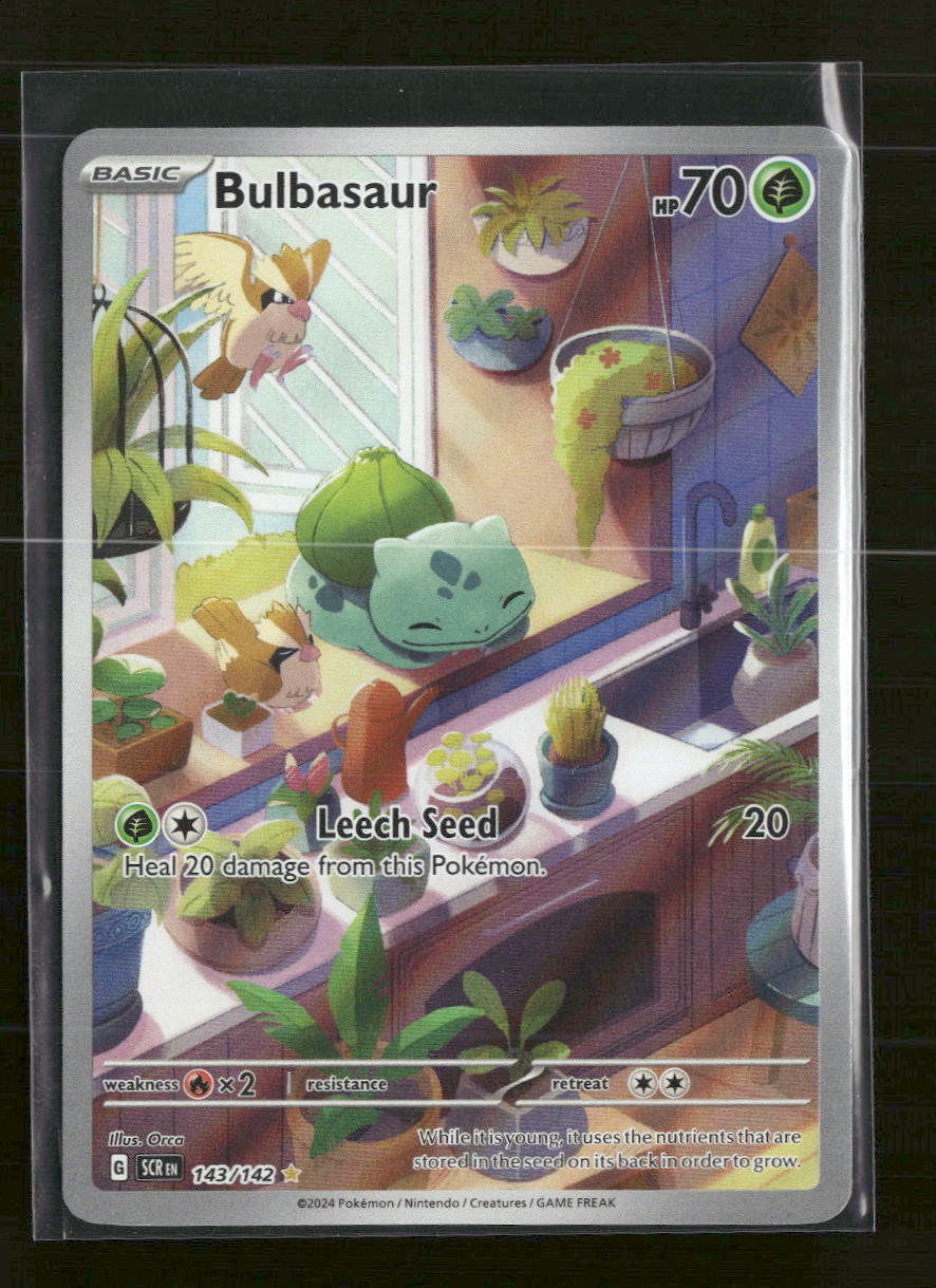 SV07: Stellar Crown Bulbasaur #143/142