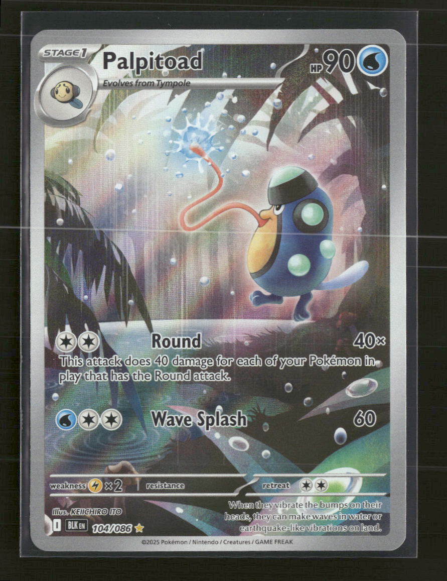 SV: Black Bolt Palpitoad #104/086