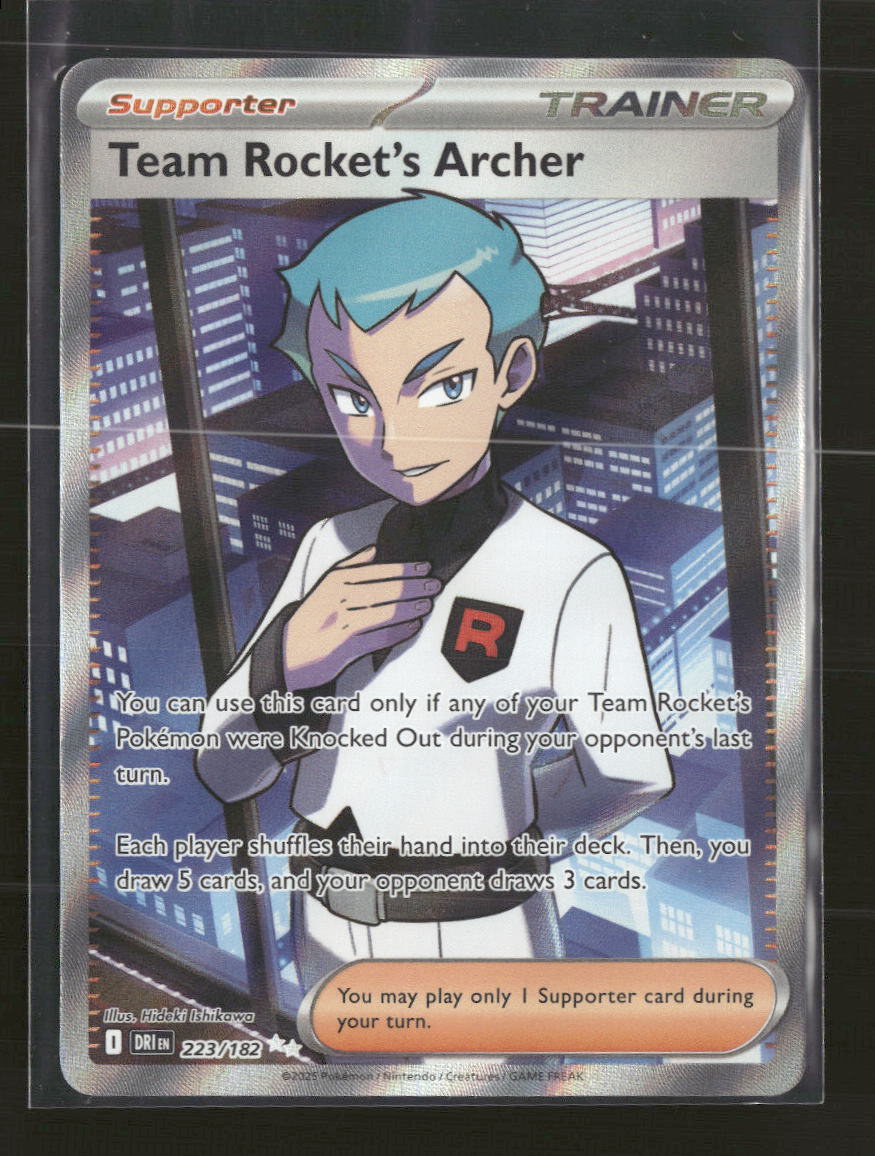 SV10: Destined Rivals Team Rocket's Archer #223/182