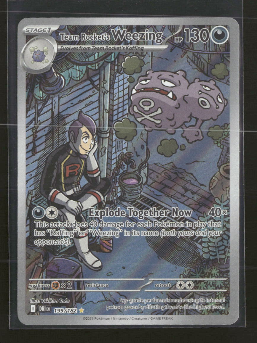 SV10: Destined Rivals Team Rocket's Weezing #199/182