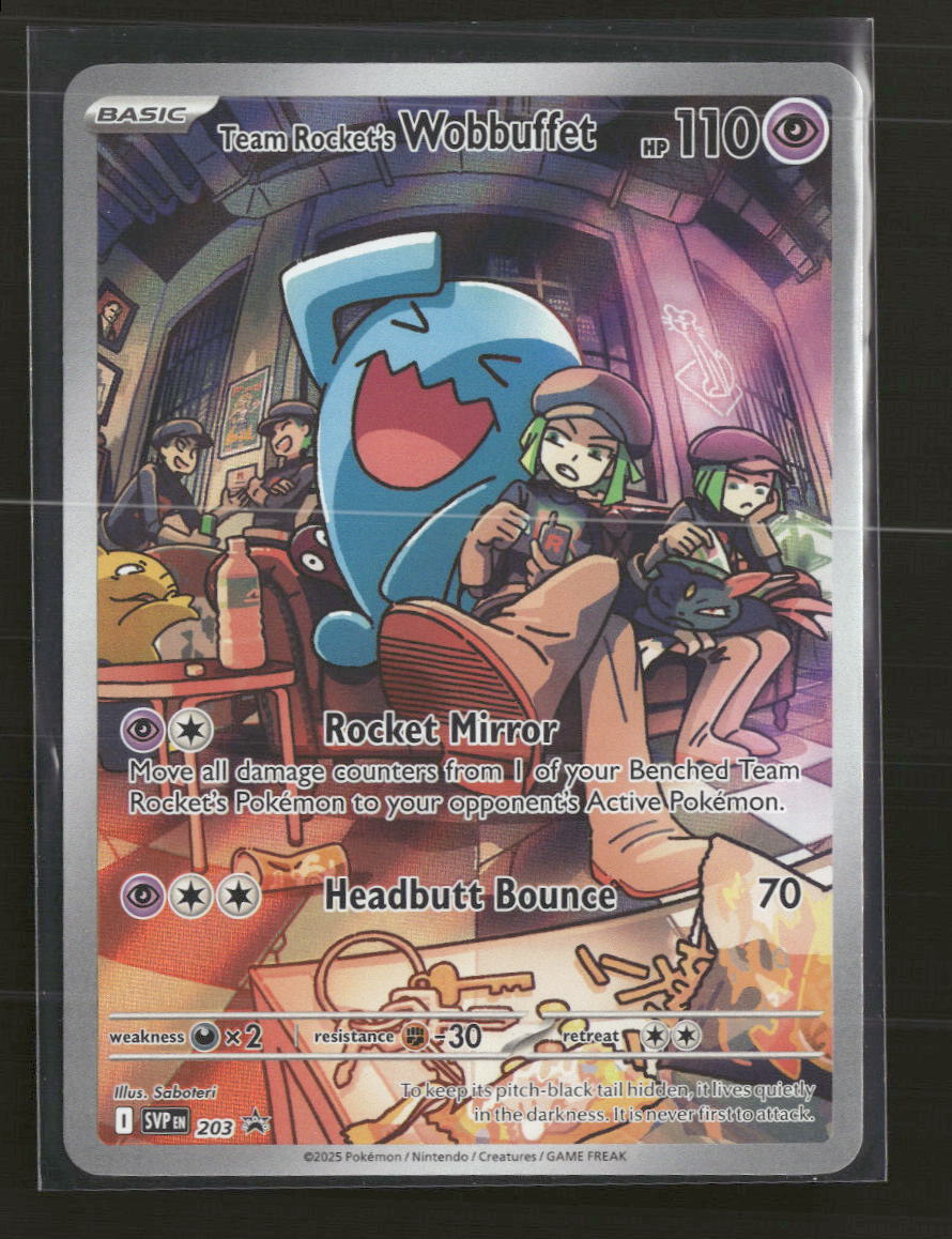 SV: Scarlet & Violet Promo Cards Team Rocket's Wobbuffet #203