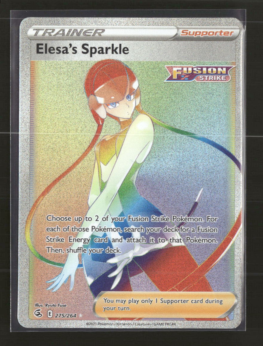 SWSH08: Fusion Strike Elesa's Sparkle (Secret) #275/264
