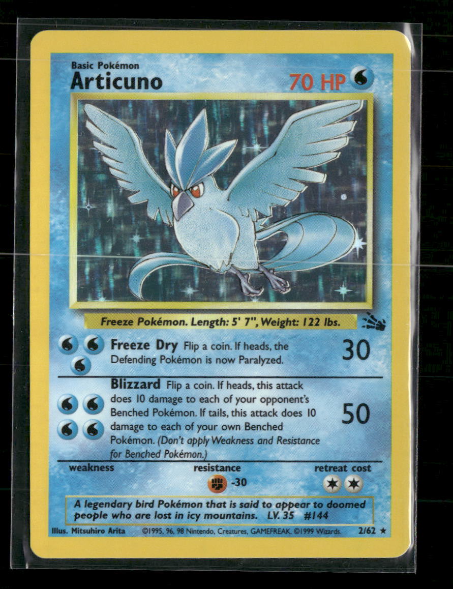 Fossil Articuno (2) Unlimited #02/62