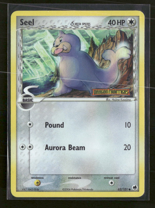 Dragon Frontiers Seel (Delta Species) Reverse Holofoil #62/101