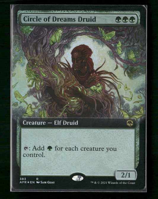 Adventures in the Forgotten Realms Circle of Dreams Druid (Extended Art) #383