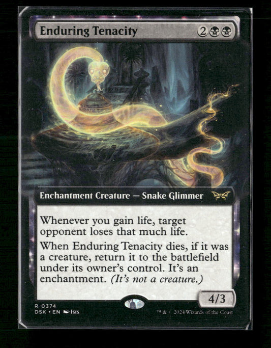 Duskmourn: House of Horror Enduring Tenacity (Extended Art) #374