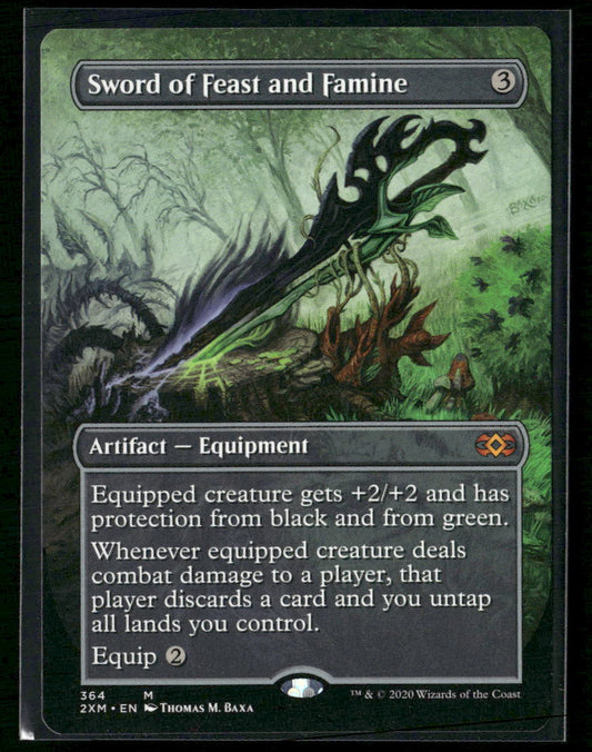 Double Masters Sword of Feast and Famine (Borderless) #364
