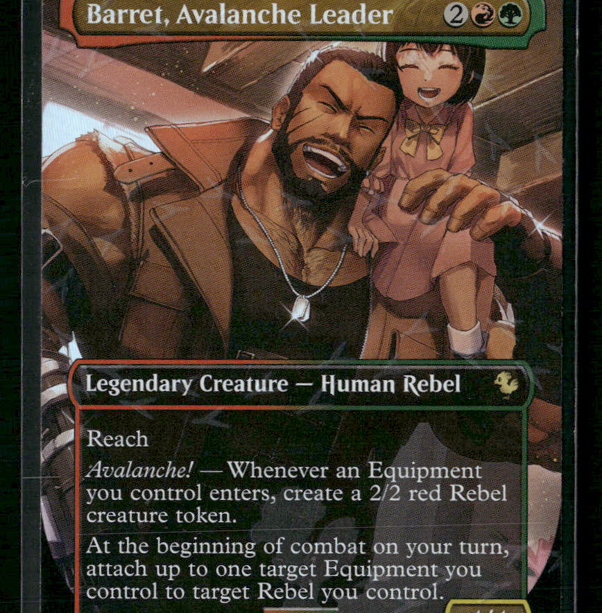 FIC: Barret, Avalanche Leader (Borderless) (Chocobo Track Foil) #472