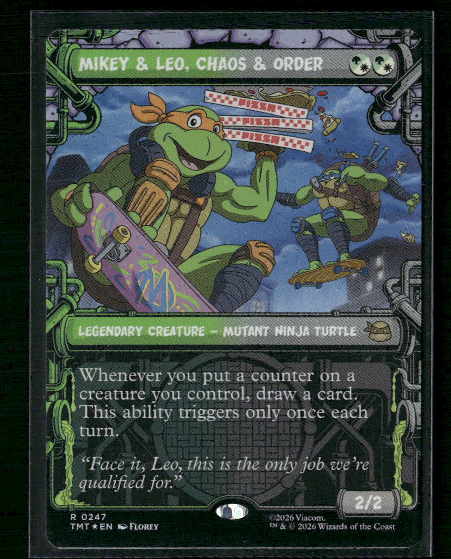 Teenage Mutant Ninja Turtles Mikey & Leo, Chaos & Order (Showcase) #247