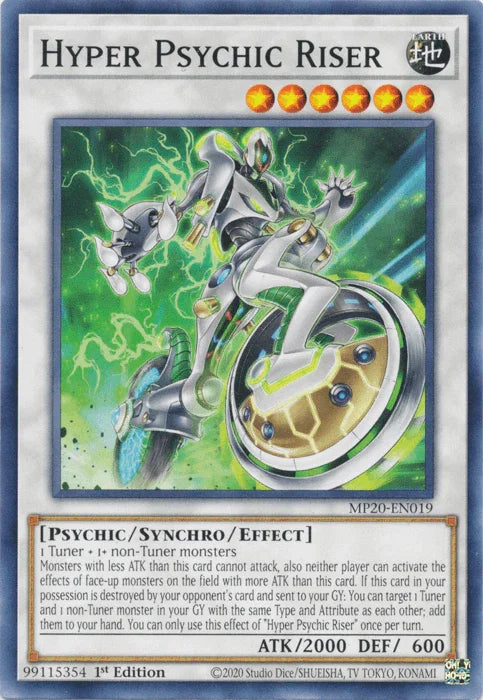Hyper Psychic Riser [MP20-EN019] Common