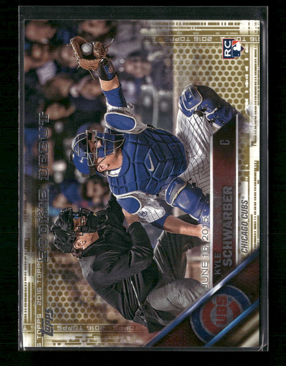 2016 Topps Update Gold Kyle Schwarber #/2016 #US138
