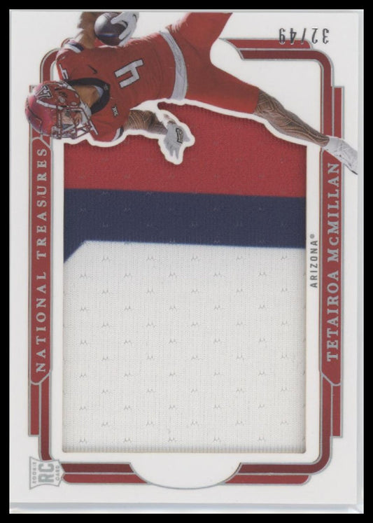 2025 Panini N.T. Rookie Silhouettes Silver Tetairoa McMillan #/49 #RS-TMN