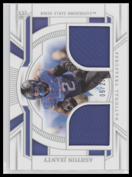 2025 Panini N.T.C. Saturday Treasures Patch #/25 Ashton Jeanty #CT-AJY