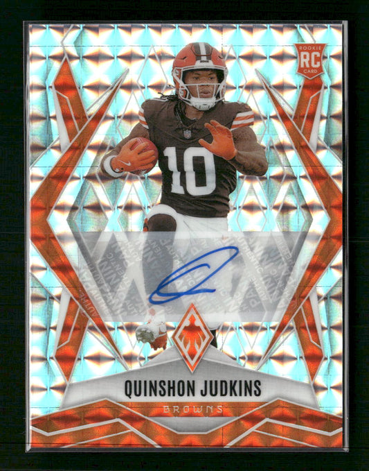 2025 Panini  Rc Auto Silver Pandora Prizm Quinshon Judkins Rookie Auto #191