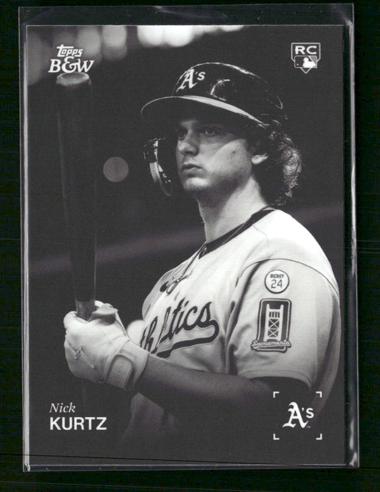 2025 Topps Black & White Nick Kurtz #004
