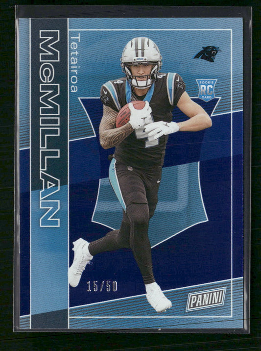 2025 Panini National Convention Rookie Cards Blue Tetairoa McMillan #/50 #RC16
