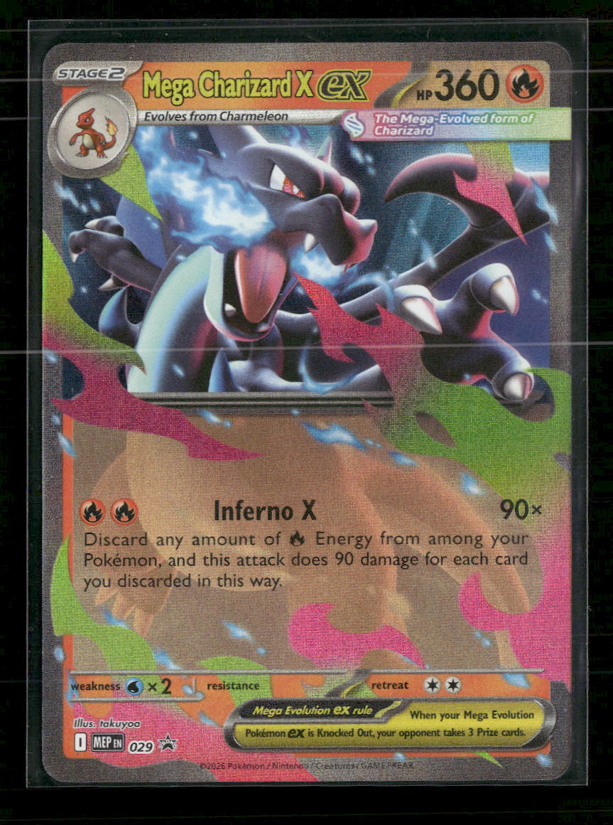 ME: Mega Evolution Promo Mega Charizard X ex #029