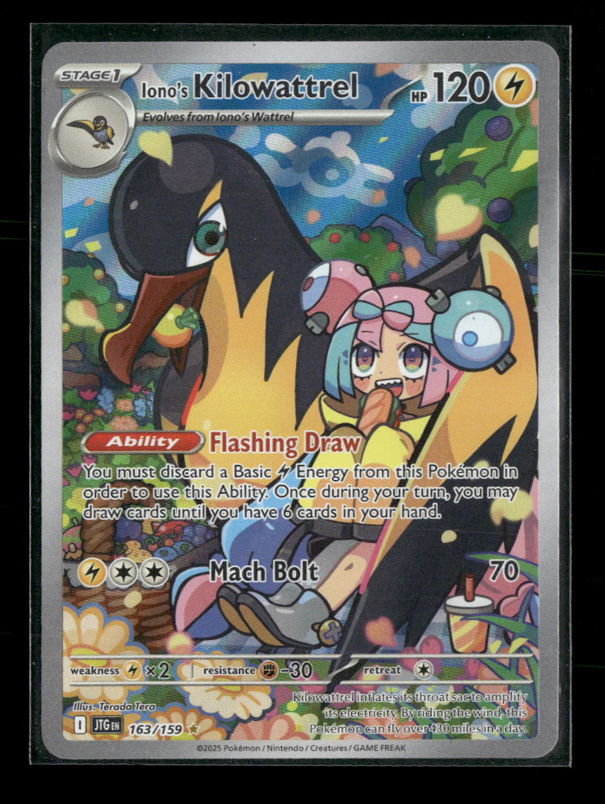 SV09: Journey Together Iono's Kilowattrel #163/159
