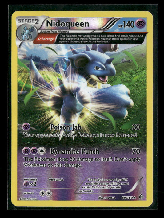 XY - Primal Clash Nidoqueen (Omega) Reverse Holofoil #69/160