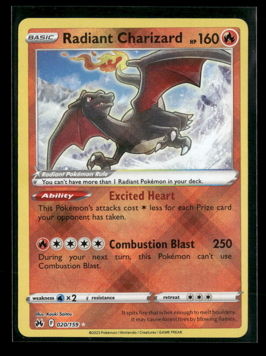 Crown Zenith Radiant Charizard #020/159