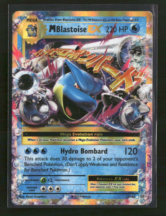XY - Evolutions M Blastoise EX #22/108