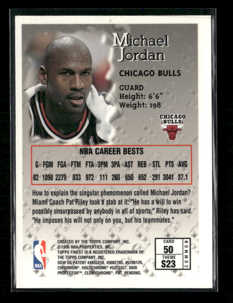 1996-97 Finest Michael Jordan #50