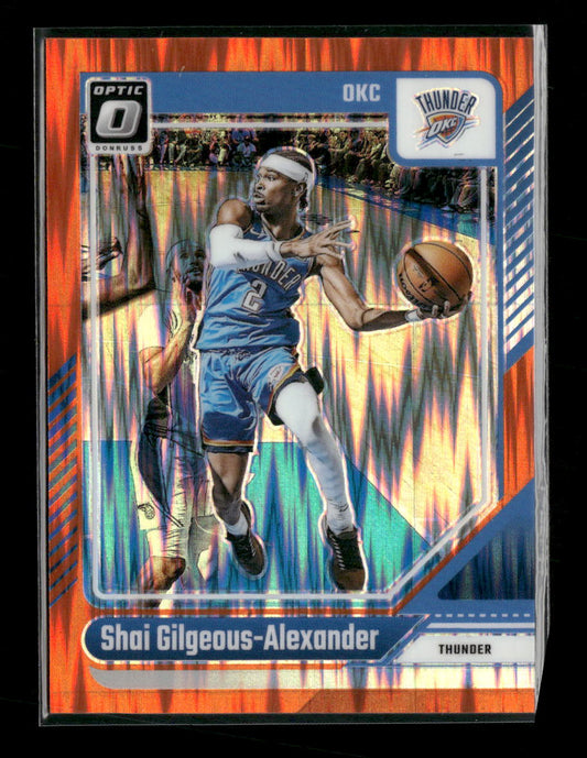 2024-25 Donruss Optic Orange Shock Shai Gilgeous-Alexander #225/225 #127