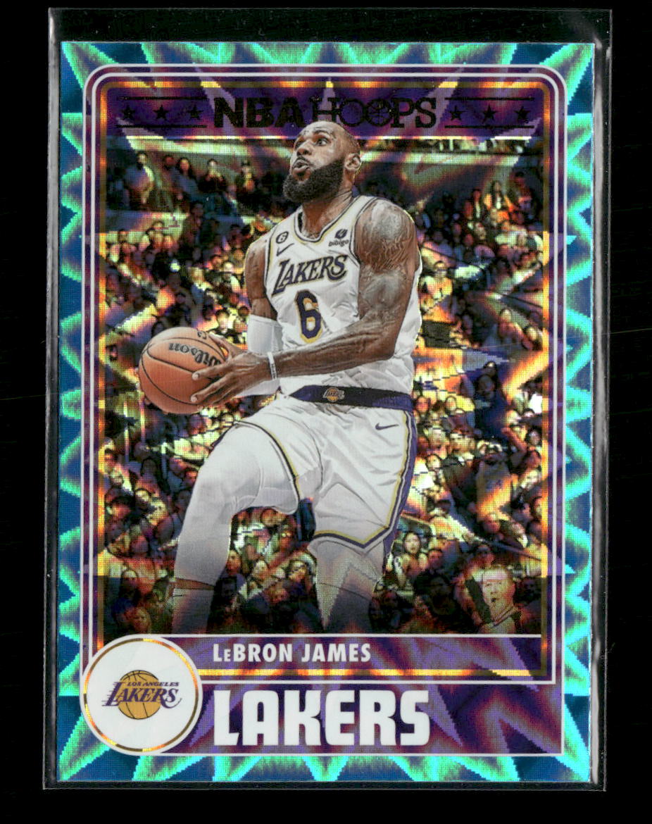 2023-24 Hoops Teal Explosion LeBron James #290