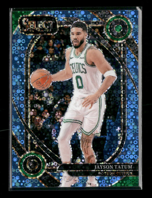 2024-25 Panini Select Blue Tectonic Prizm Jayson Tatum #/99 #246