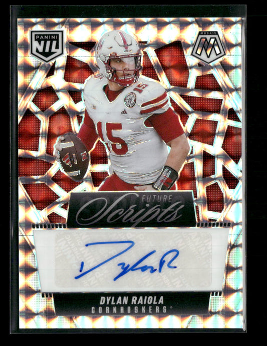 2025 Panini Mosaic Future Scripts Dylan Raiola Auto #FSC-DRA