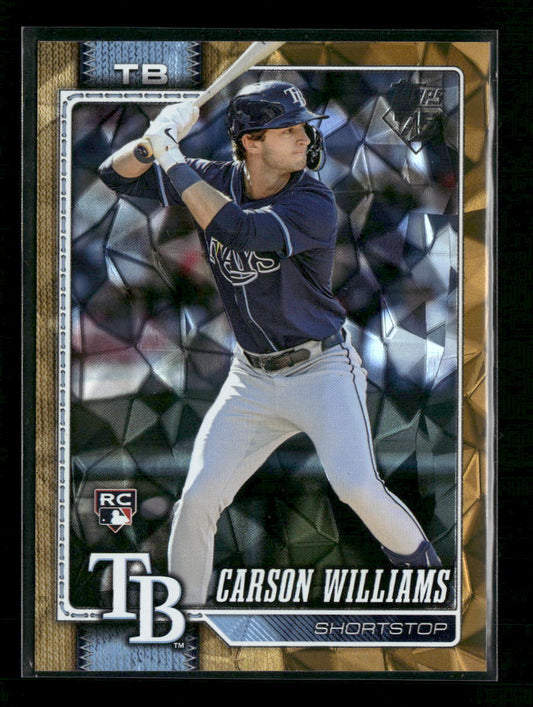 2026 Topps Gold Diamante Foil Carson Williams #/50 #25