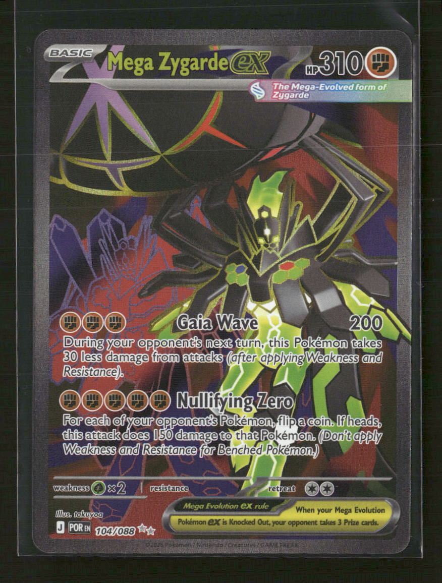 ME03: Perfect Order Mega Zygarde ex #104/088