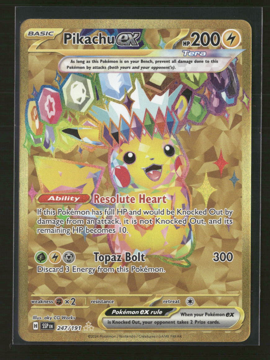 SV08: Surging Sparks Pikachu ex #247/191