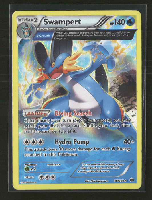 XY - Primal Clash Swampert (Alpha) #36/160